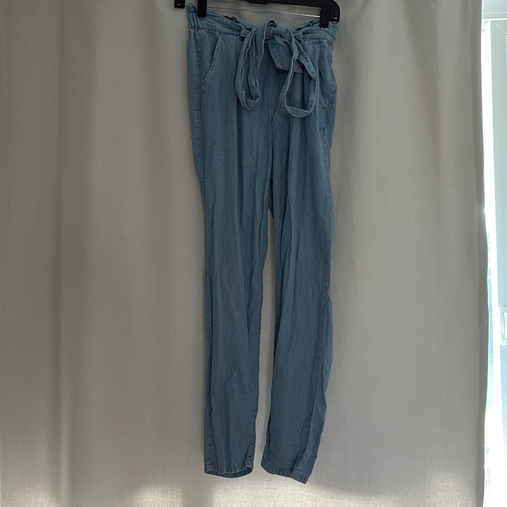 Garage Light Blue Denim Trouser Pants